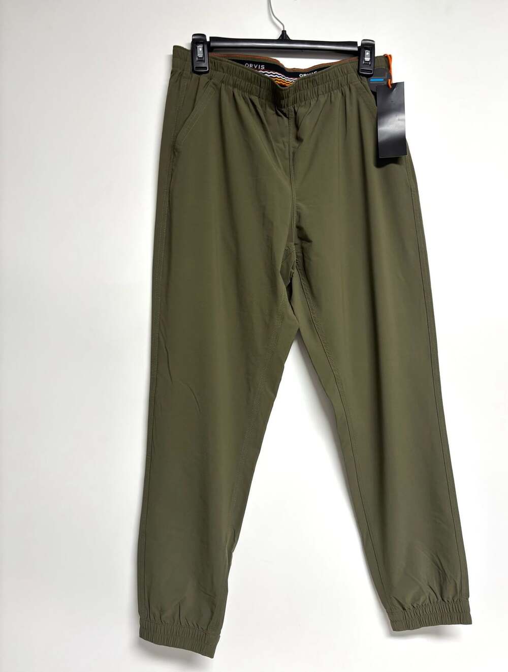 Orvis Women's Active Light Mid-Rise Jogger Pants Olive Green Size 10